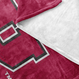 NCCU Fleece Blanket-Maroon
