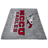 NCCU Fleece Blanket-Grey