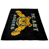 Aggie Dog Blanket-Black