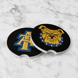 Aggie Car Coasters- Black