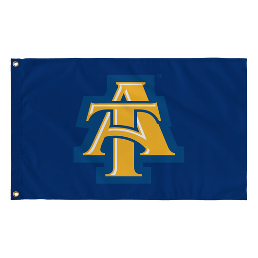 Aggie Blue Interlock Flag