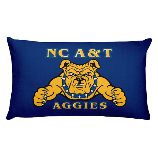 Aggie Logo Pillow-Blue
