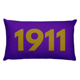 1911 Purple Pillow