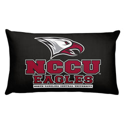 NCCU Black Rectangle Pillow