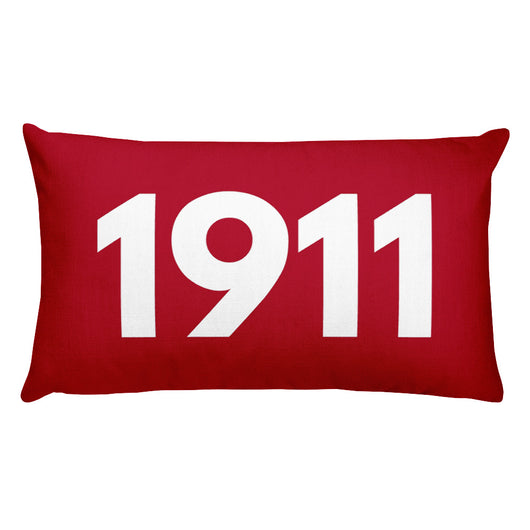1911 Red Pillow